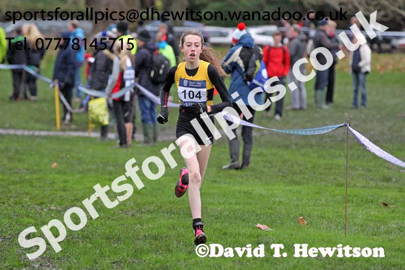 Girls under-13s, British Athletics Liverpool Cross Challenge, Sefton Park, Liverpool. Photo: David T. Hewitson/Sports for All Pics